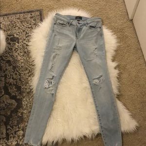 Abercrombie and Fitch Harper low rise jeans